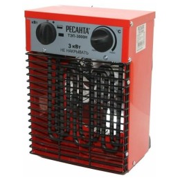 Тепловая электрическая пушка Ресанта ТЭП-3000Н 67/1/18 { 3000/1500 Вт, 220/230 В, 3.2 кг }